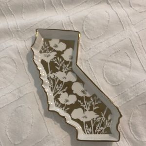 California shaped catchall - locally crafted